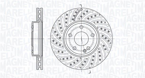 MAGNETI MARELLI Bremžu diski 361302040614